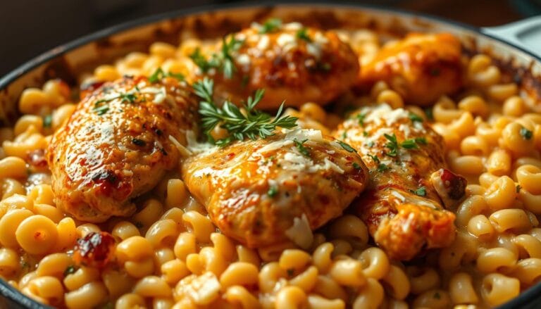 chicken and orzo bake