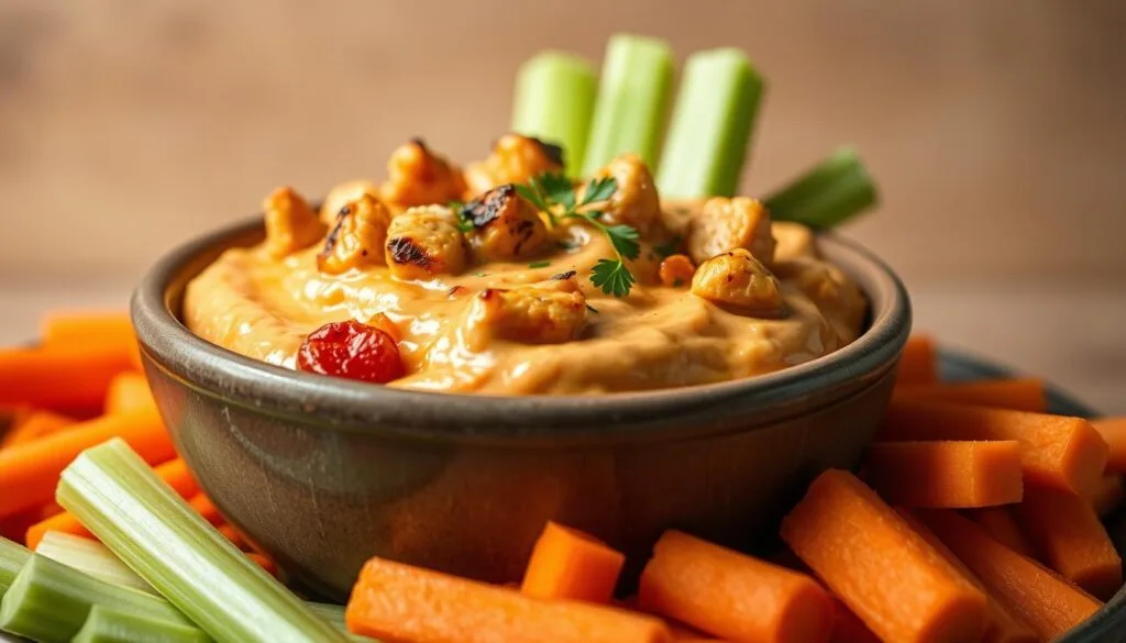 cottage cheese buffalo chicken dip