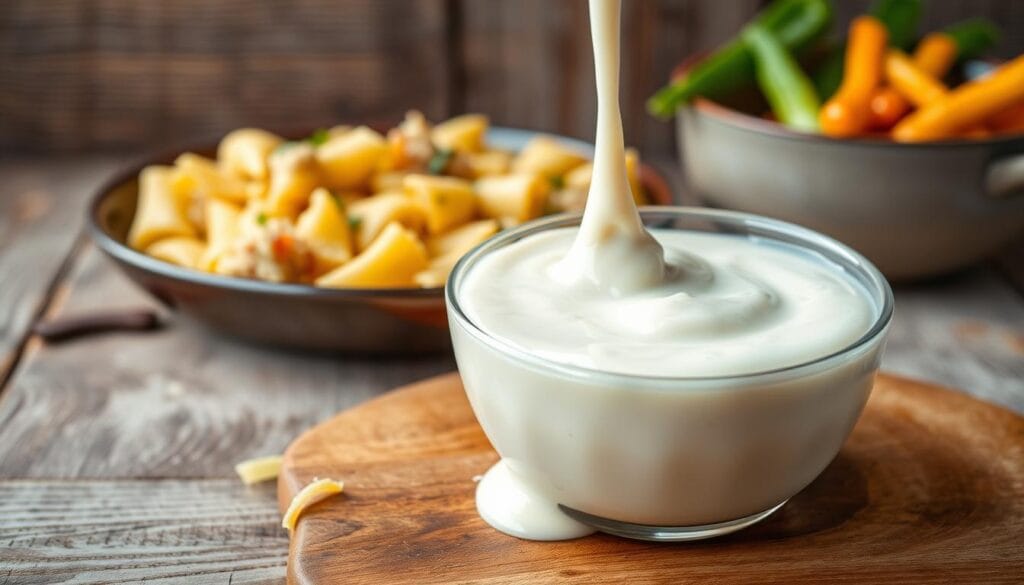 cottage cheese cream sauce