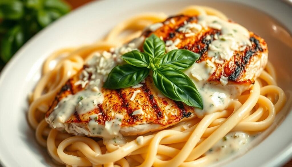 margherita chicken alfredo