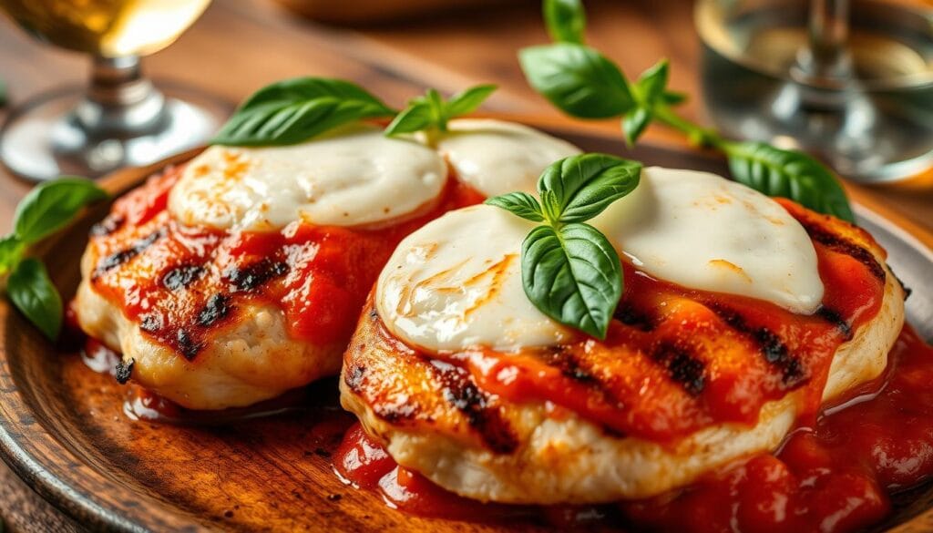 mozzarella chicken dish