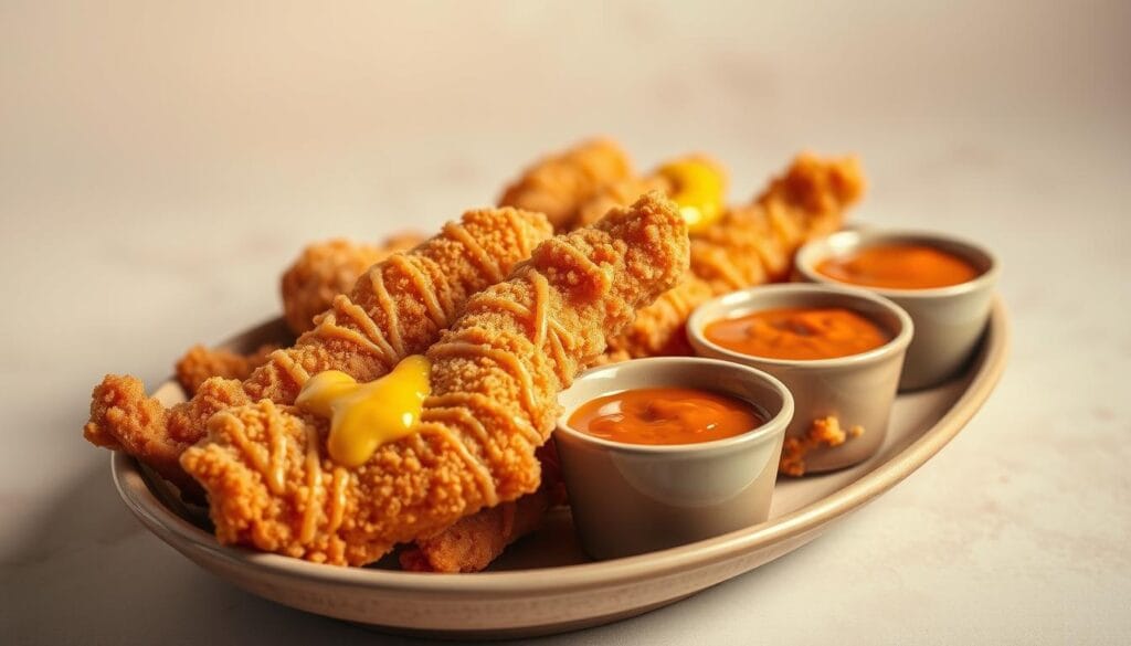 tasty fried chicken strips