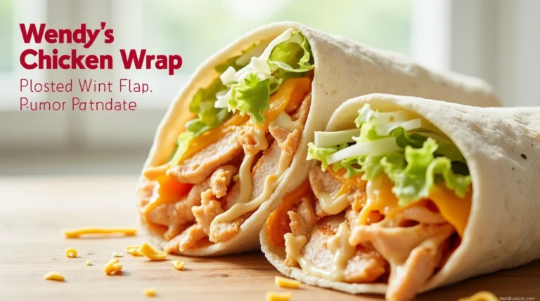 wendy's grilled chicken wrap