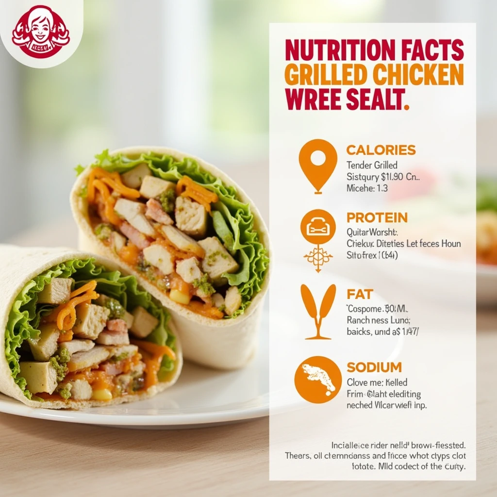 wendy's grilled chicken wrap