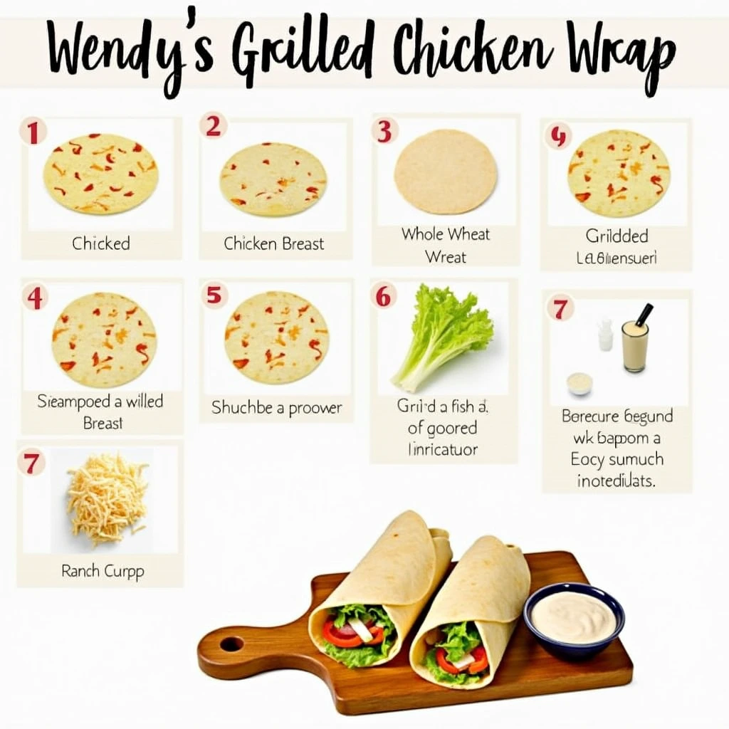 wendy's grilled chicken wrap