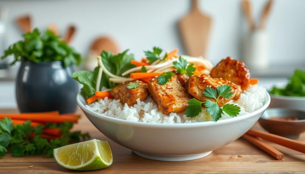 easy chicken rice bowl recipes