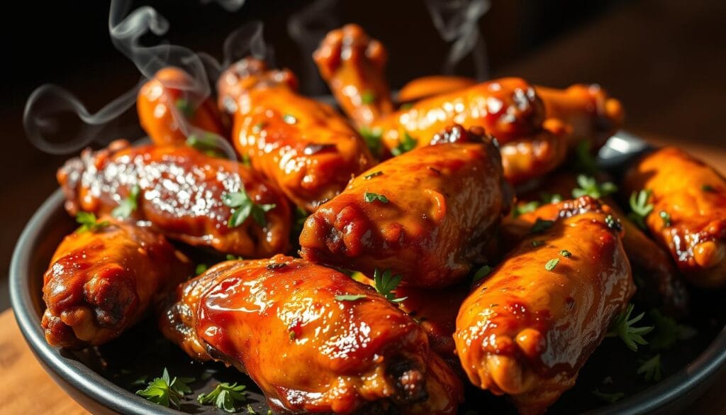 smoked chicken wings