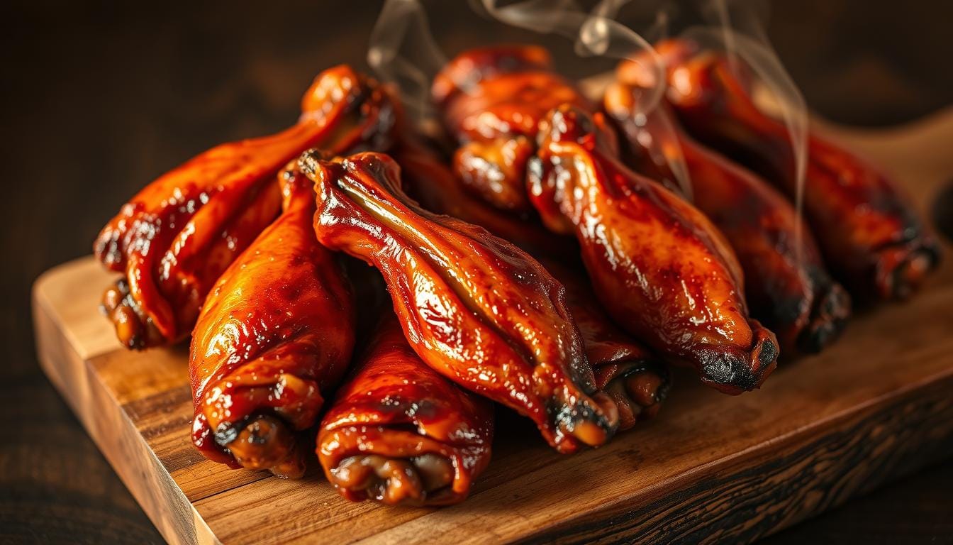 smoked chicken wings